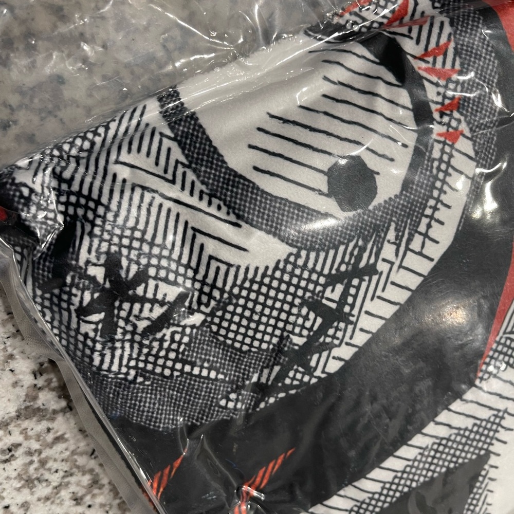 Nightmare before Christmas blanket throw over